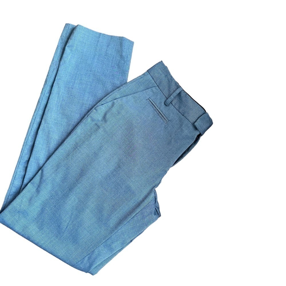Banana Republic Jackson Fit Women’s Sz 6L Blue Gray Dress Pants Office Trousers